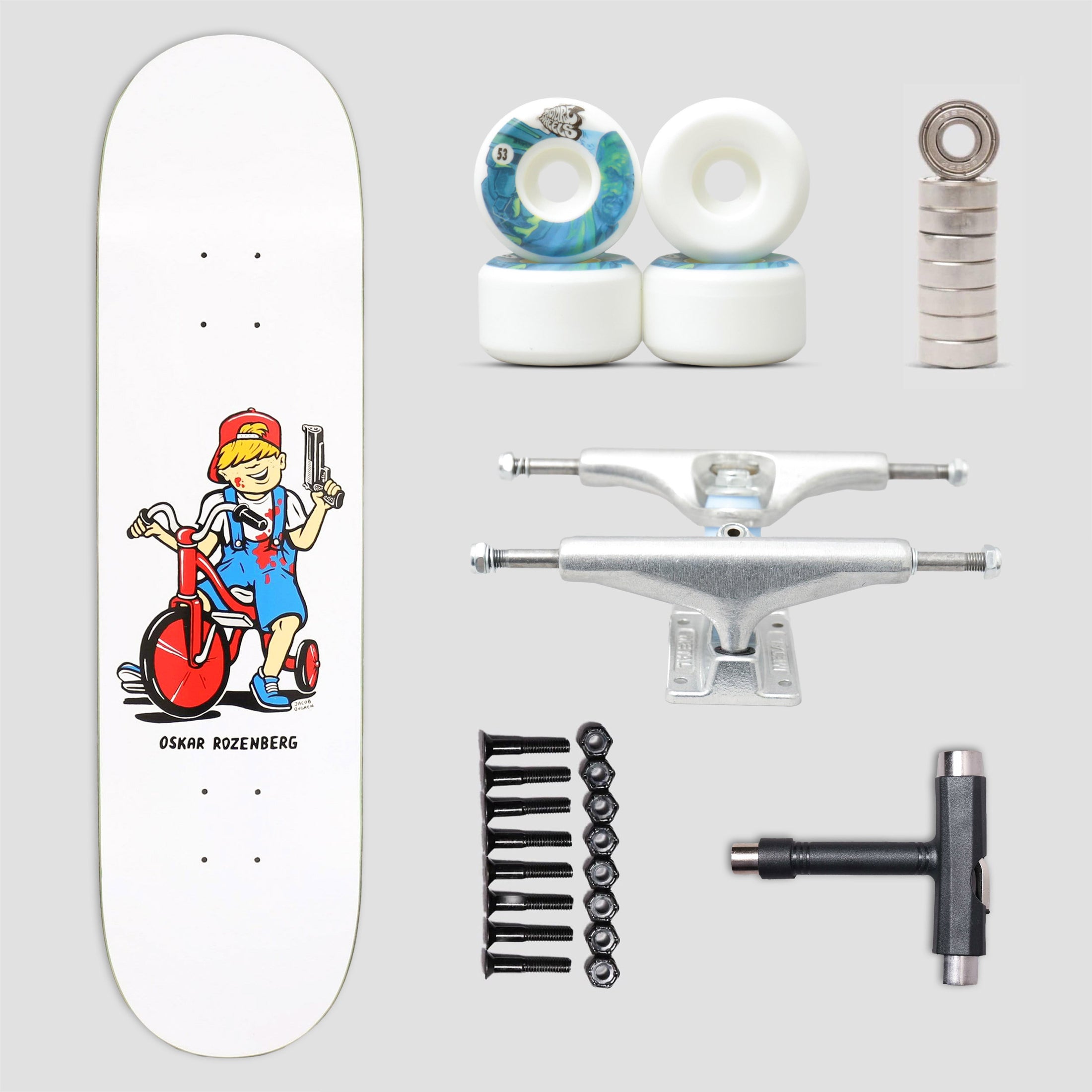 Polar 8.5 Oskar Rozenberg Tricycle Complete Pack White With Tool