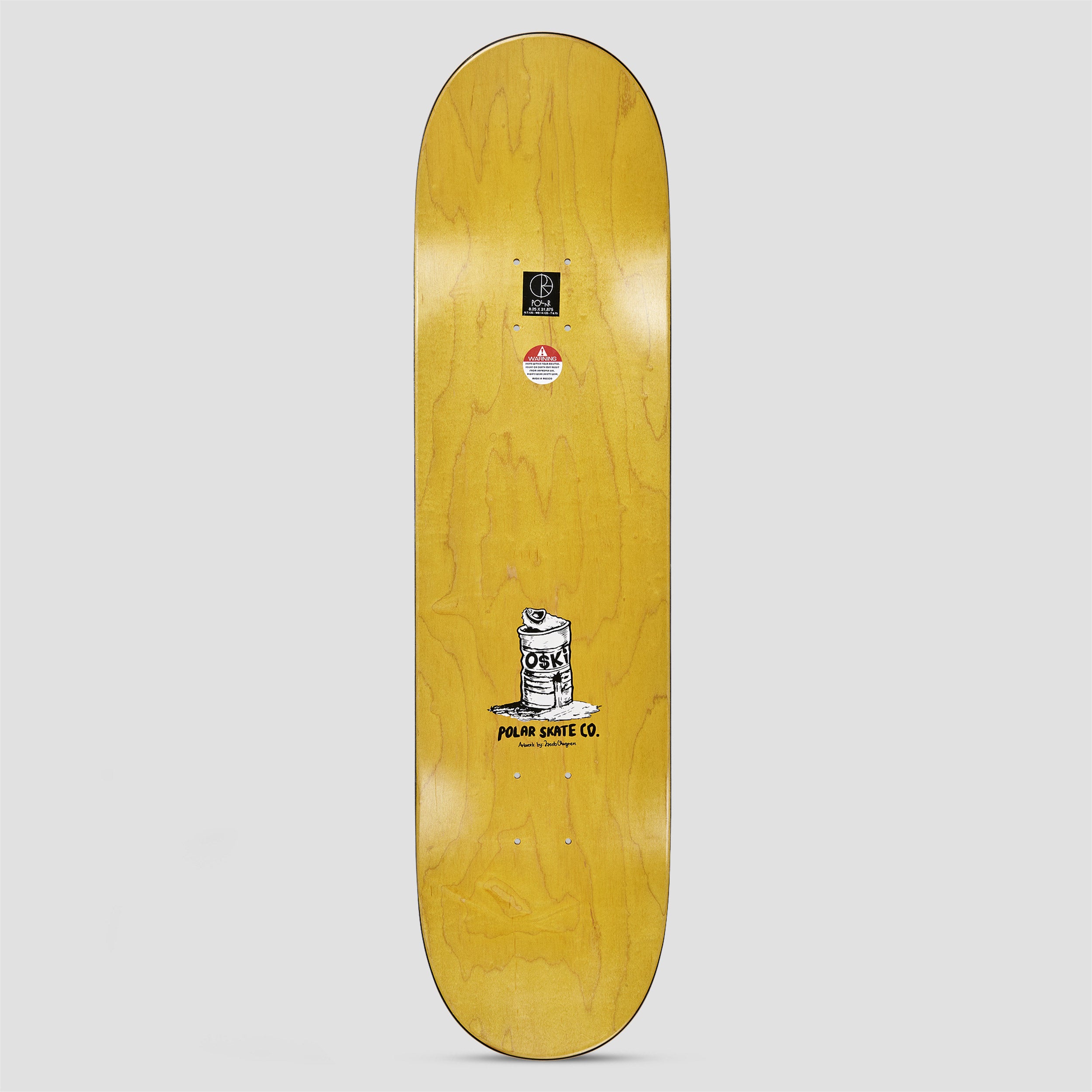 Polar　8.25 Polar 8.25 Oskar Rozenberg Tricycle Skateboard Deck White – Slam