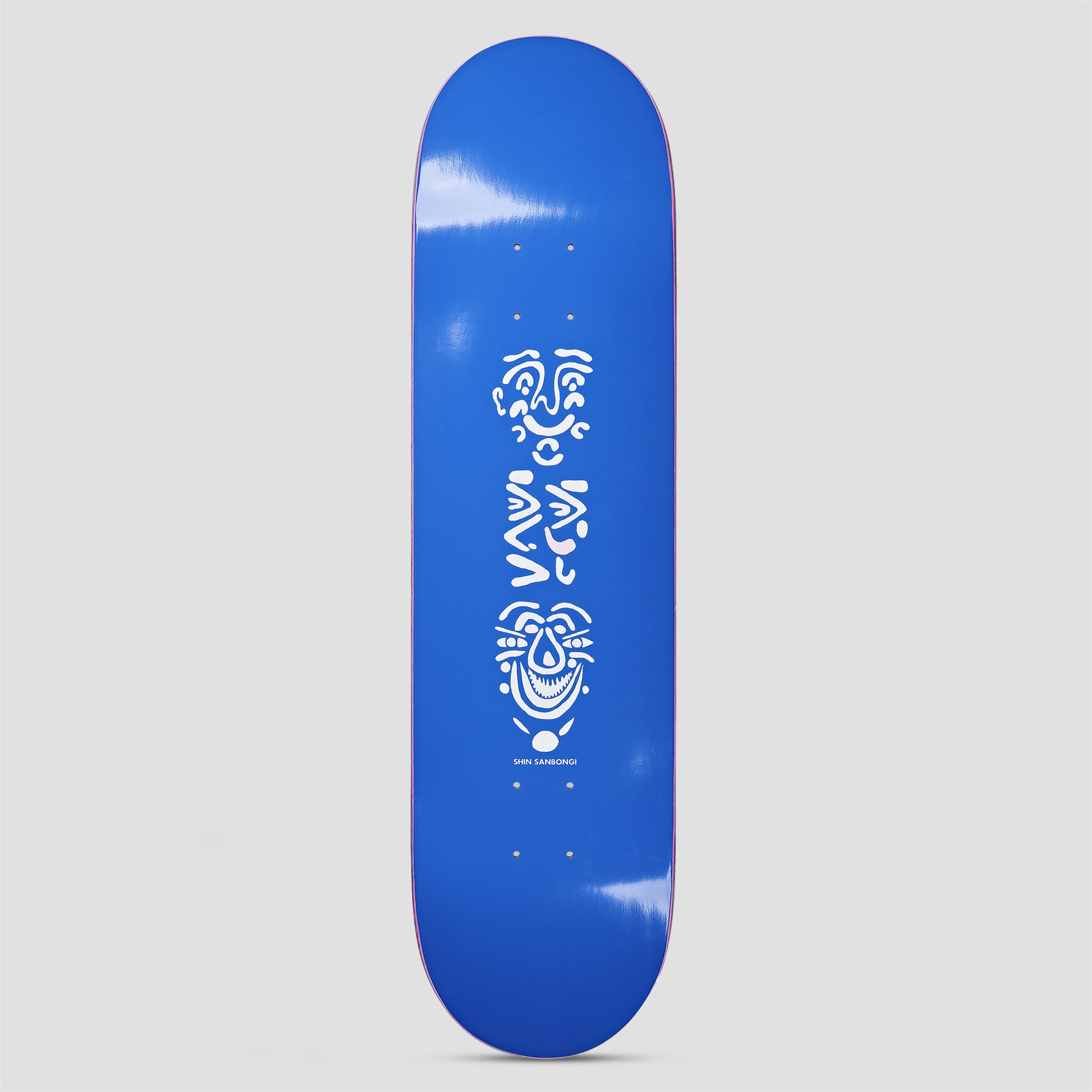 Polar 8.125 Shin Sanbongi Faces Blue Skateboard Deck