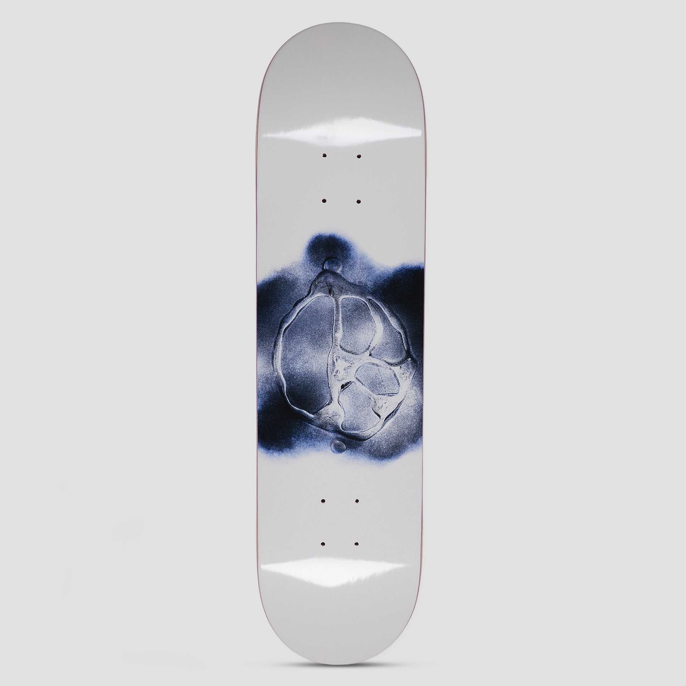 Polar 8.5 Team Stroke Logo Skateboard Deck Cream
