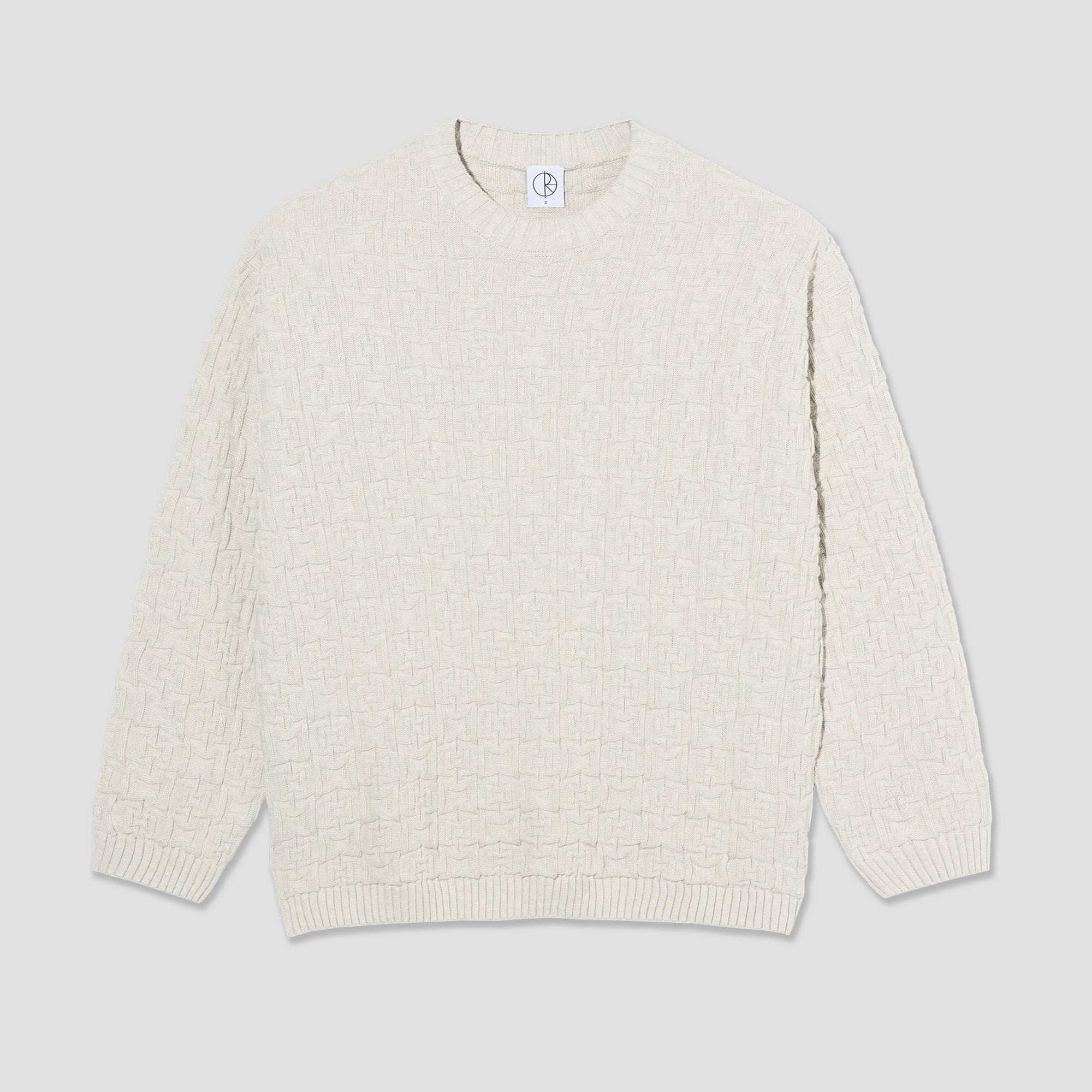 Polar Alex Sweater Ivory Grey Melange