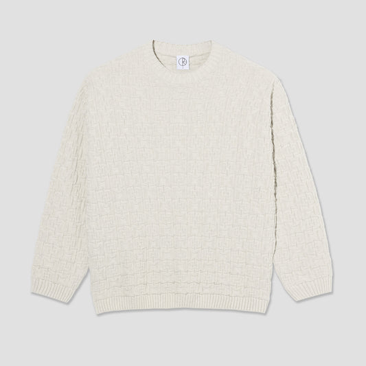 Polar Alex Sweater Ivory Grey Melange