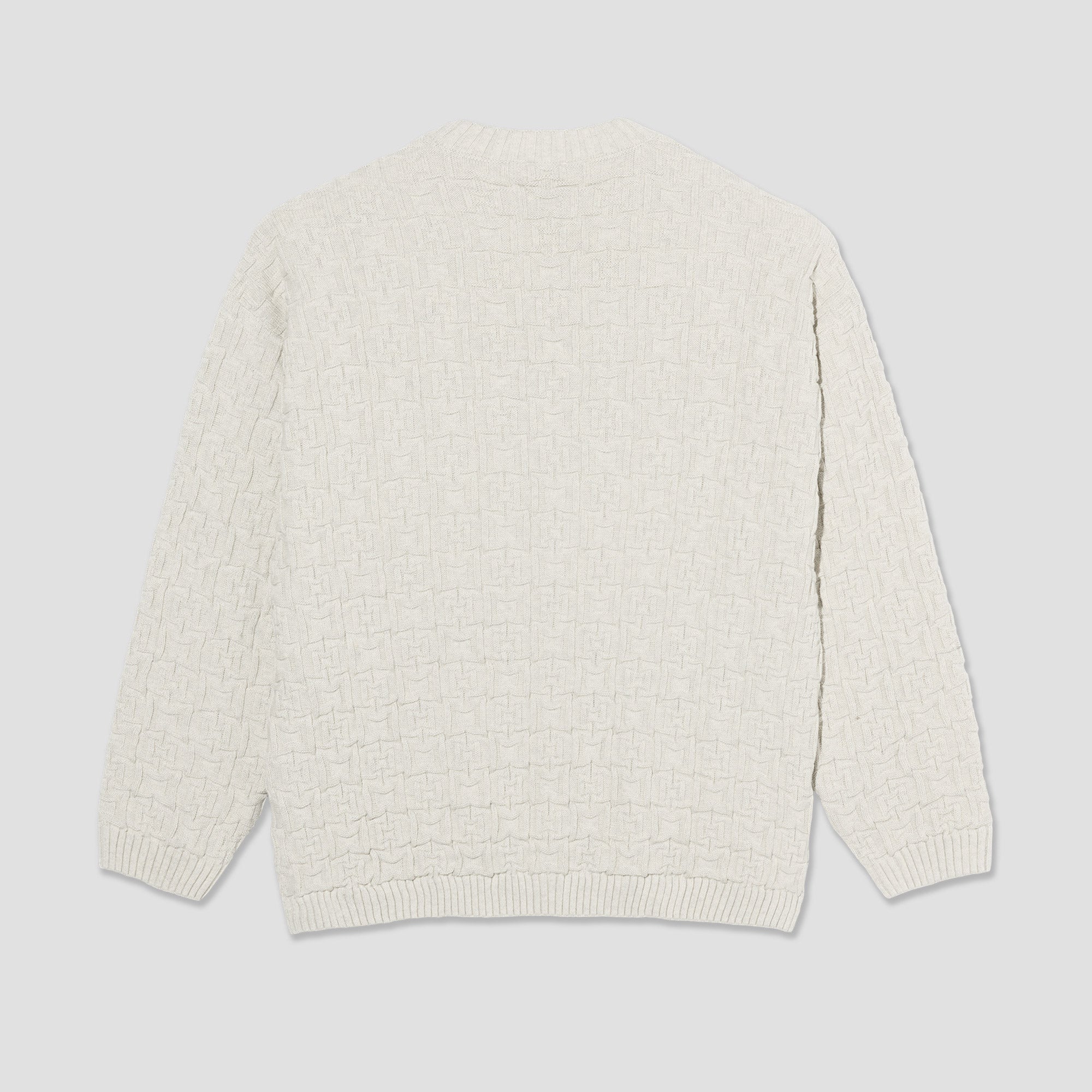 Polar Alex Sweater Ivory Grey Melange
