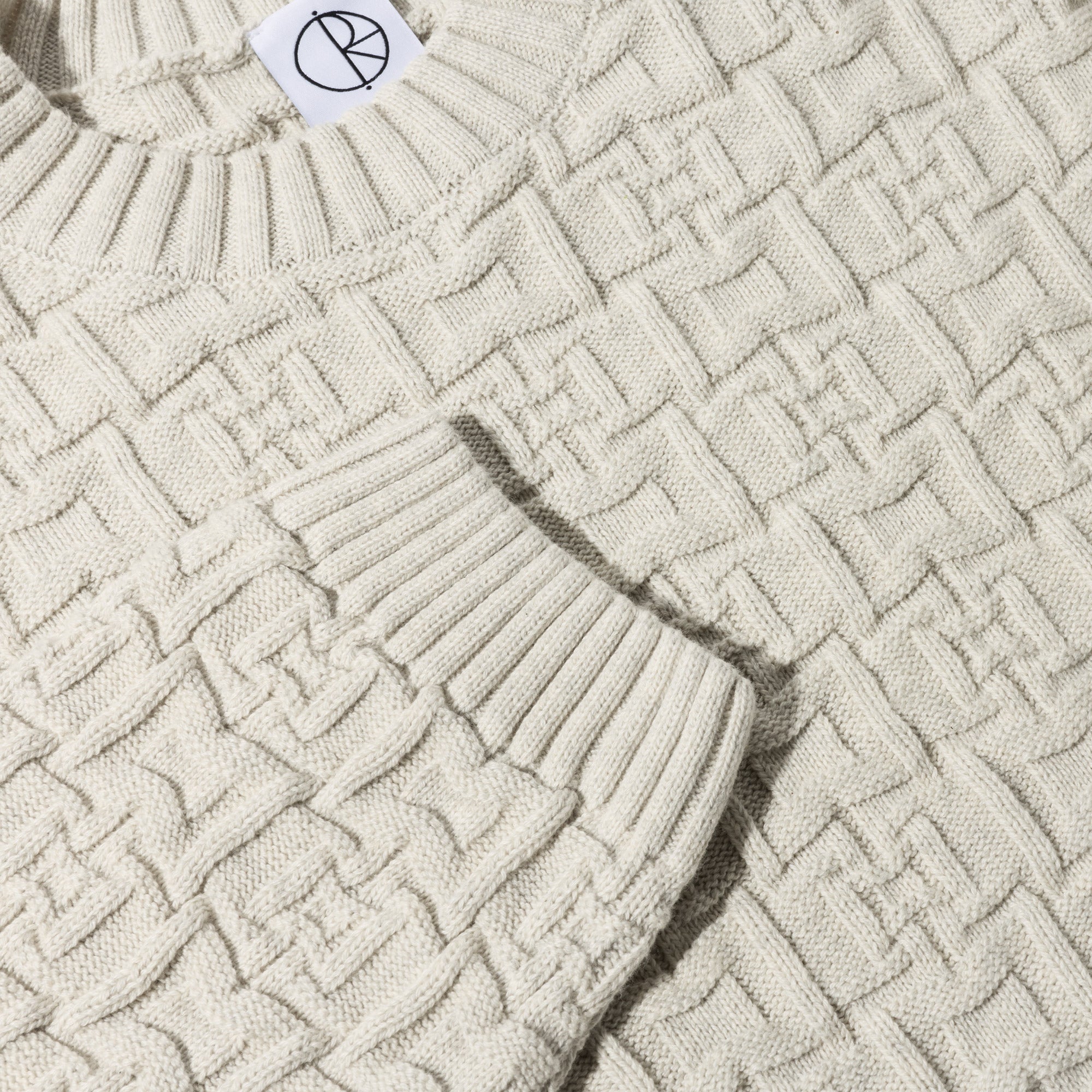Polar Alex Sweater Ivory Grey Melange