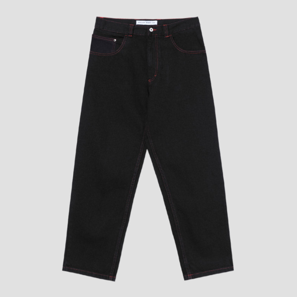 Polar Apocalypse Nun 93 Pants Black / Red