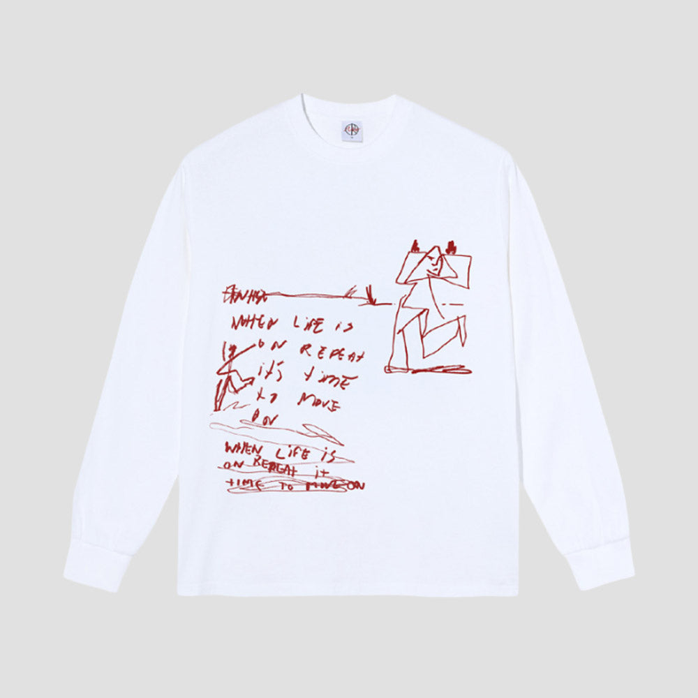 Polar On Repeat Longsleeve T-Shirt White