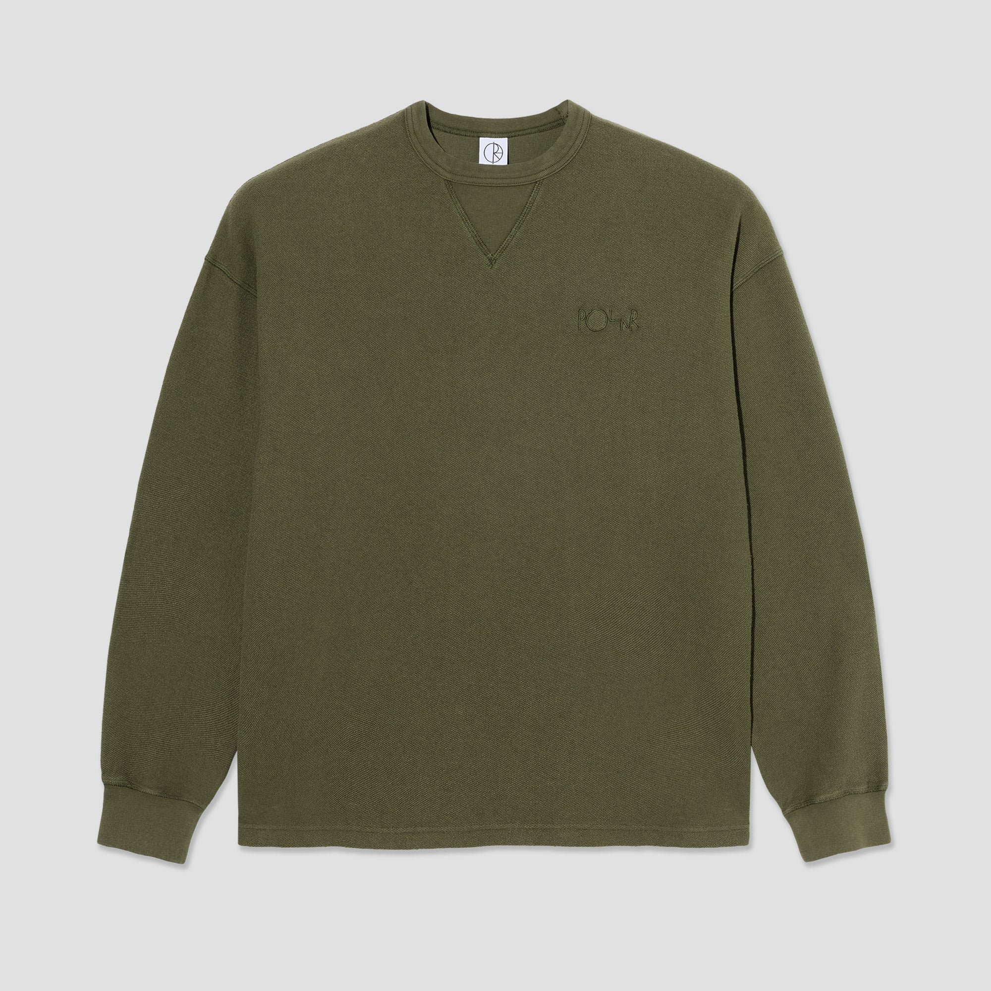 Polar Reversed Sweater Army Green