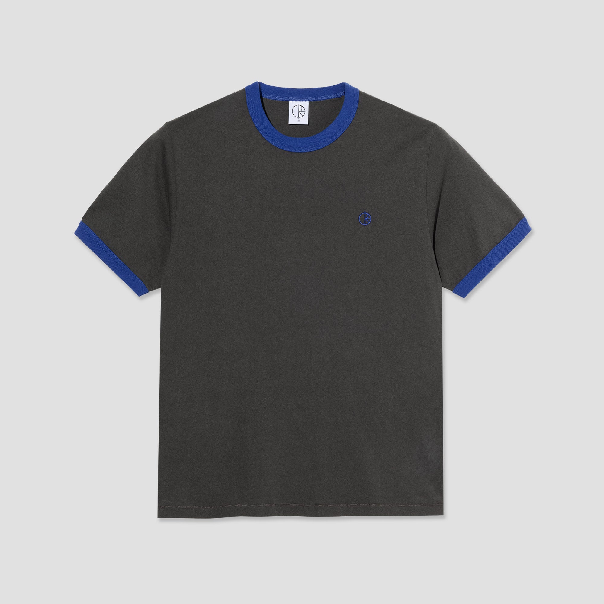 Polar Ringer T-Shirt Dirty Black / Egyptian Blue