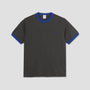 Polar Ringer T-Shirt Dirty Black / Egyptian Blue