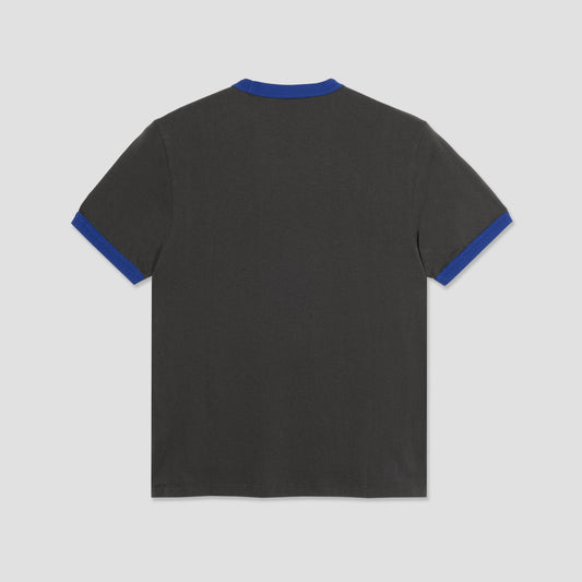 Polar Ringer T-Shirt Dirty Black / Egyptian Blue