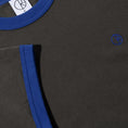 Load image into Gallery viewer, Polar Ringer T-Shirt Dirty Black / Egyptian Blue
