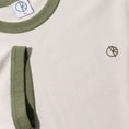 Load image into Gallery viewer, Polar Ringer T-Shirt Pale Taupe / Army Green
