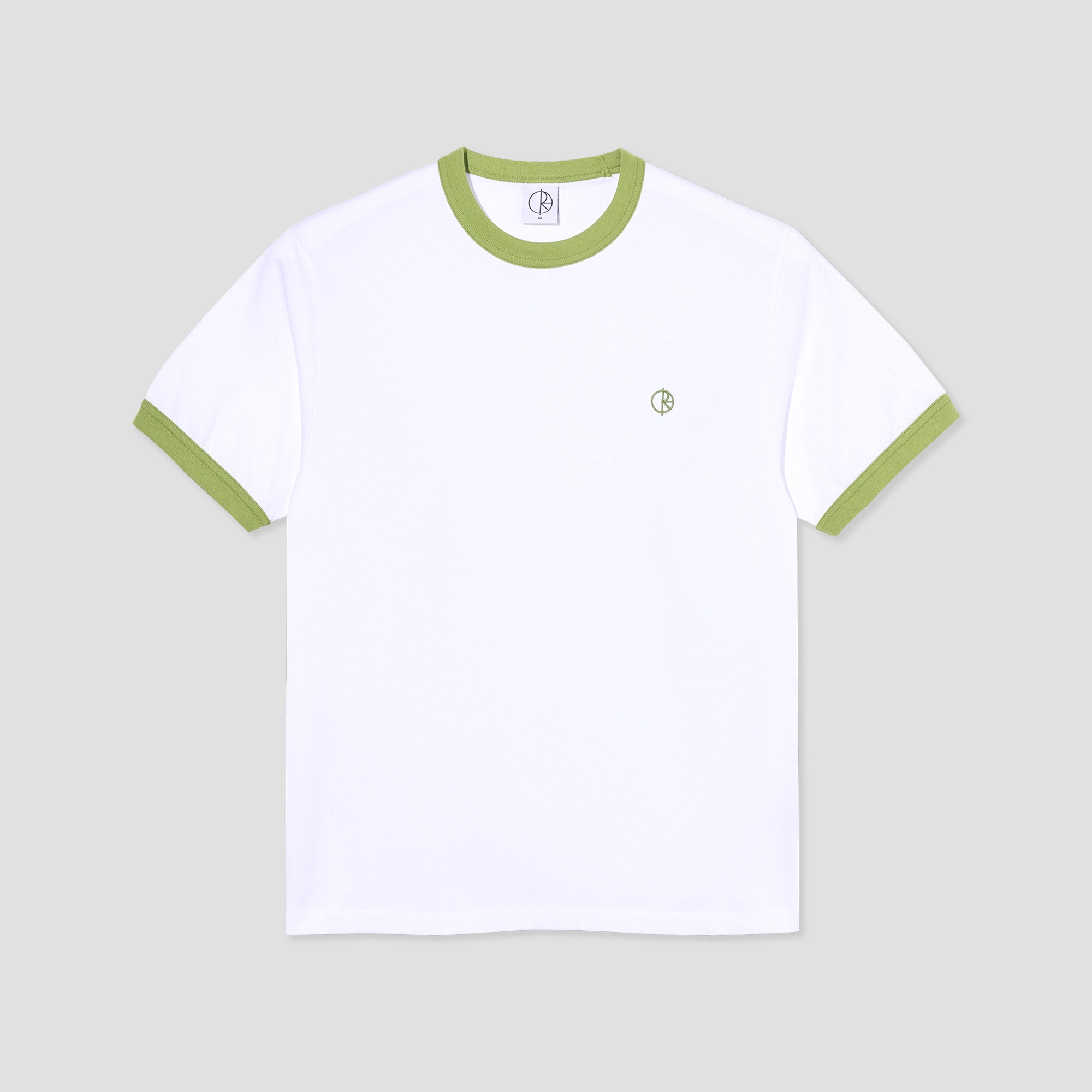 Polar Ringer T-Shirt White / Peridot