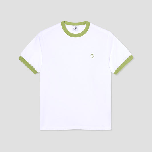 Polar Ringer T-Shirt White / Peridot
