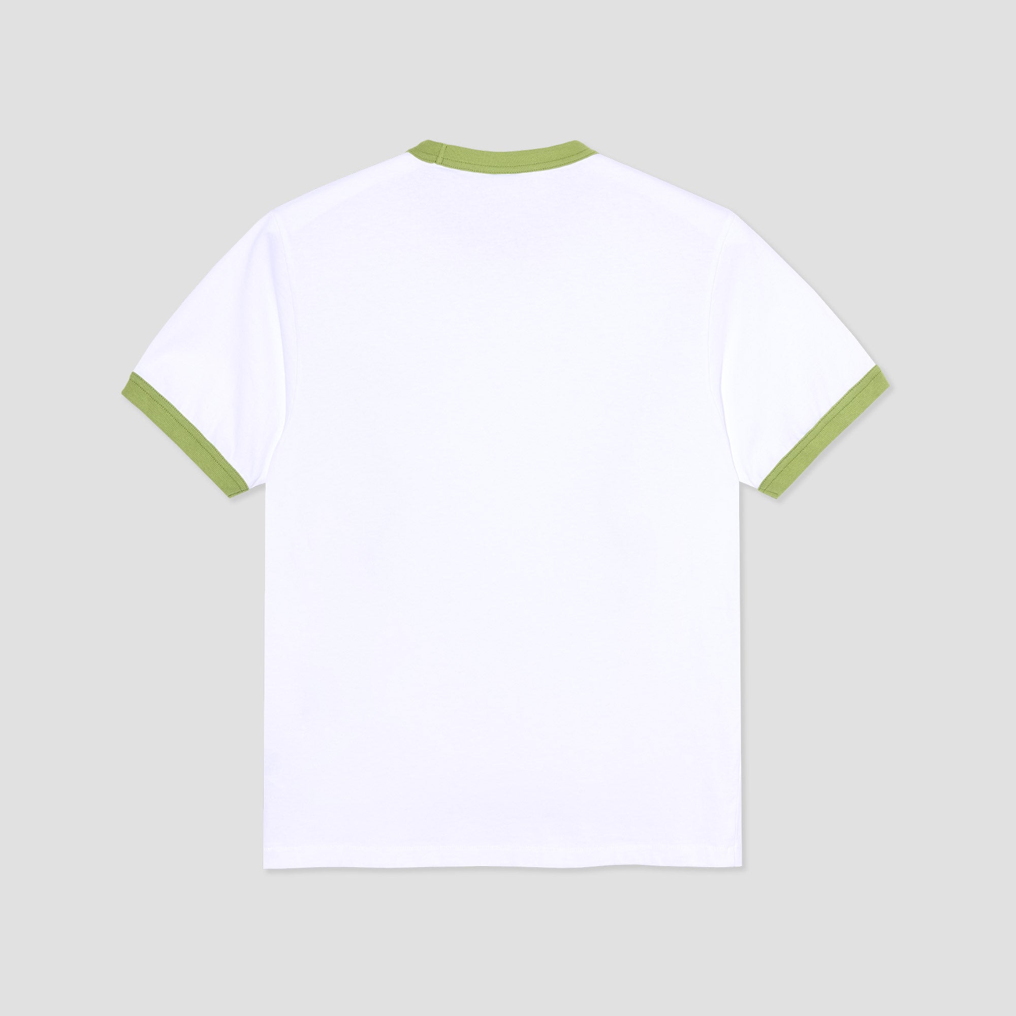 Polar Ringer T-Shirt White / Peridot