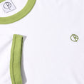 Load image into Gallery viewer, Polar Ringer T-Shirt White / Peridot
