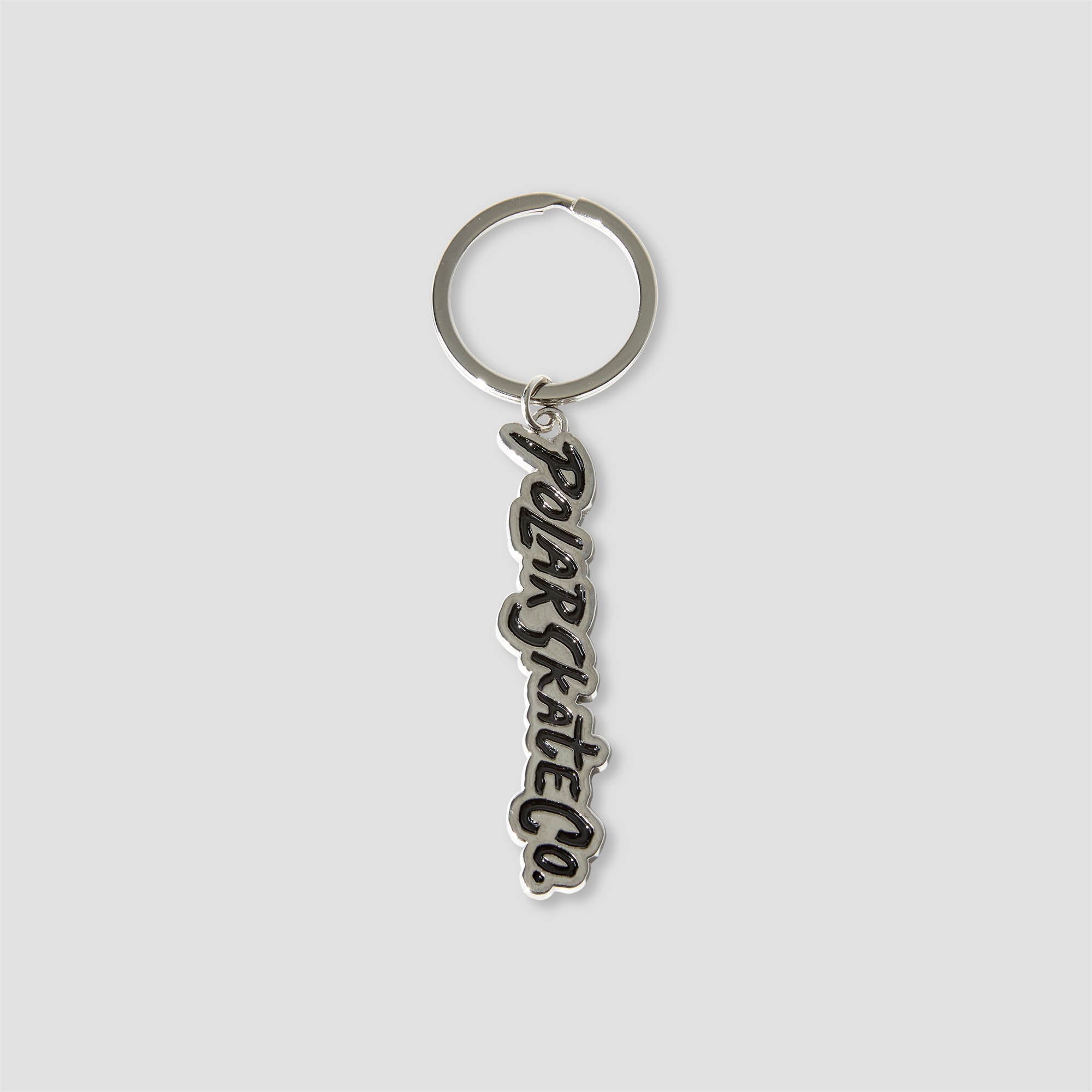 Polar Surf Logo Key Chain Silver / Black
