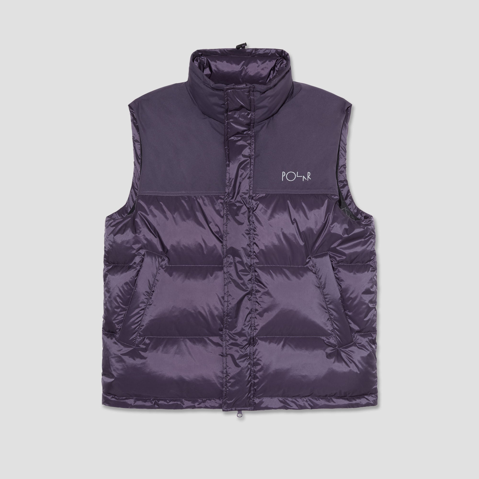 Polar Basic Puffer Vest Dark Violet