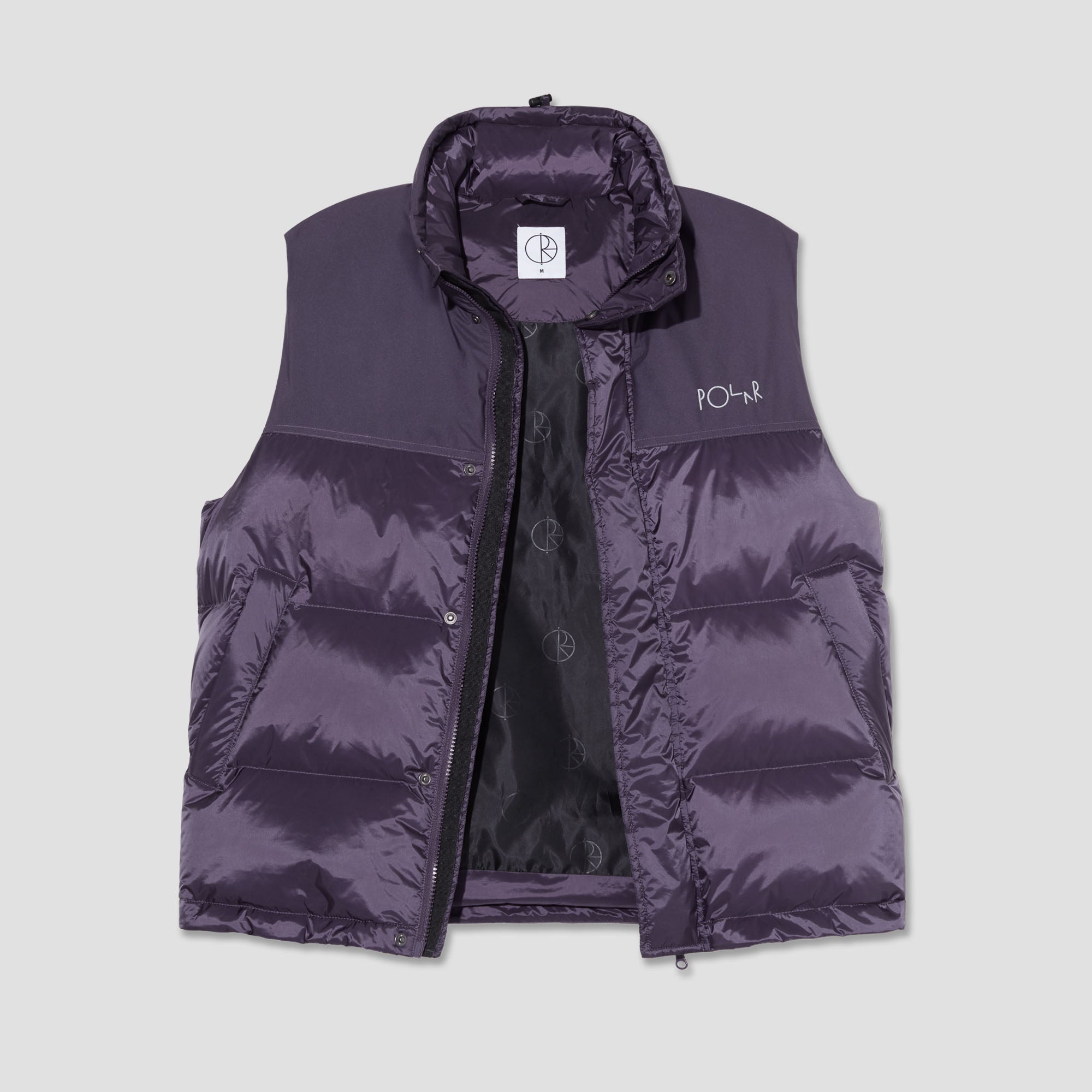 Polar Basic Puffer Vest Dark Violet