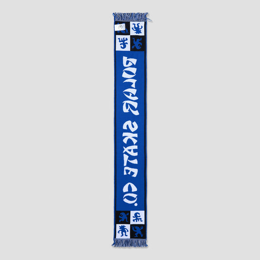 Polar Football Scarf Checkers Blue