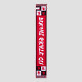 Load image into Gallery viewer, Polar Football Scarf Checkers Red
