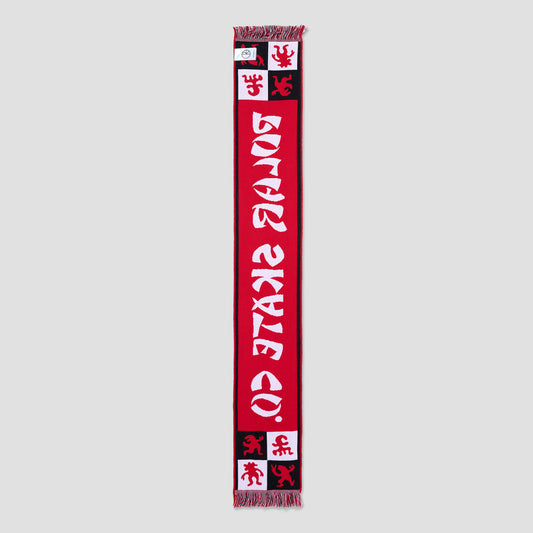 Polar Football Scarf Checkers Red