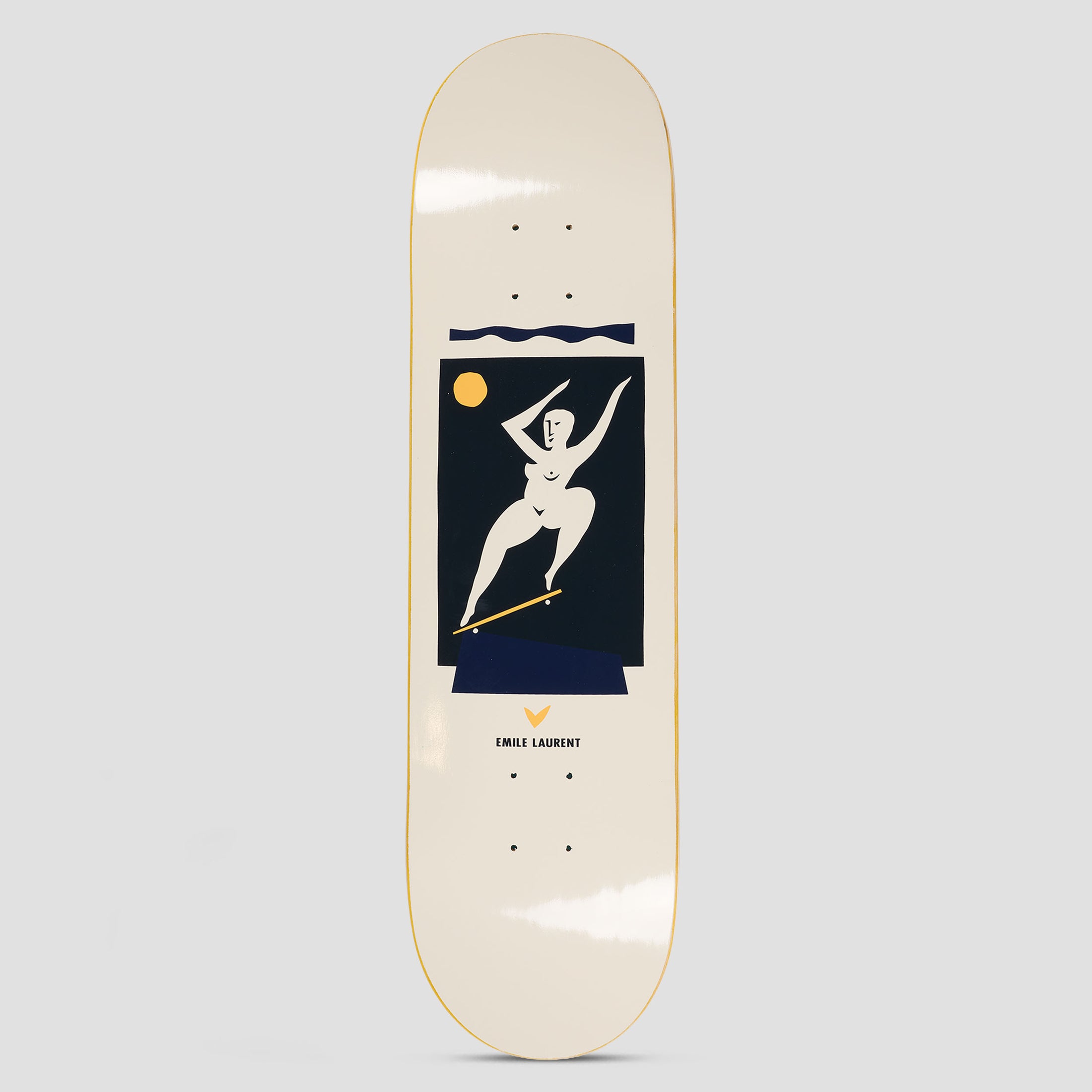 Polar 8.125 Emile Laurent Crooks Skateboard Deck Cream