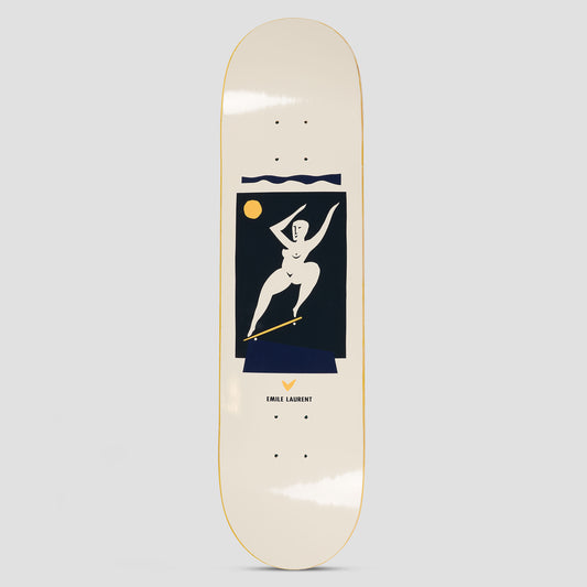 Polar 8.375 Emile Laurent Crooks Skateboard Deck Cream