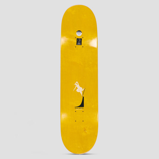 Polar 8.5 Oskar Rozenberg BS Noseblunt Skateboard Deck Cream