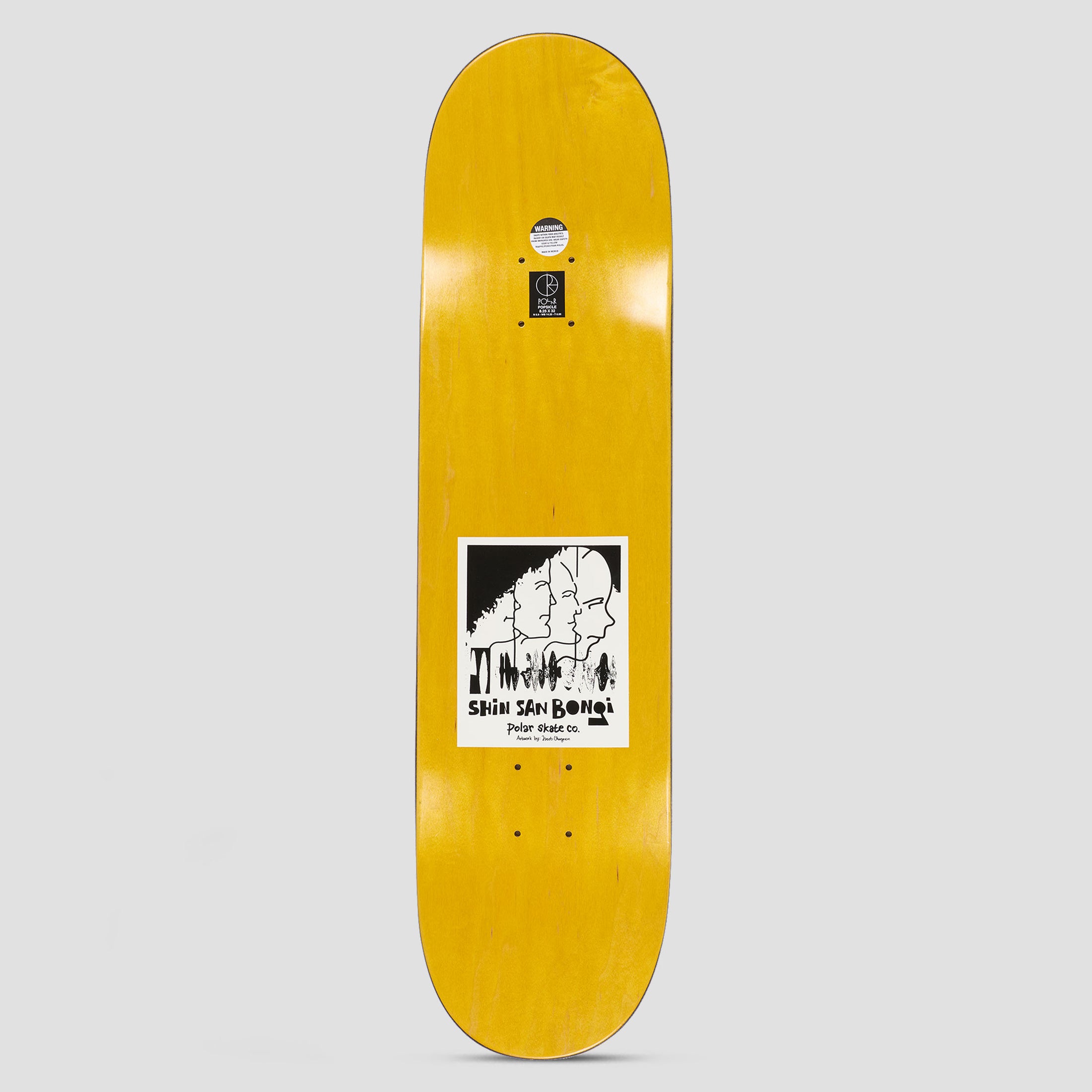 Polar 8.25 Shin Sanbongi Fanzilla Skateboard Deck