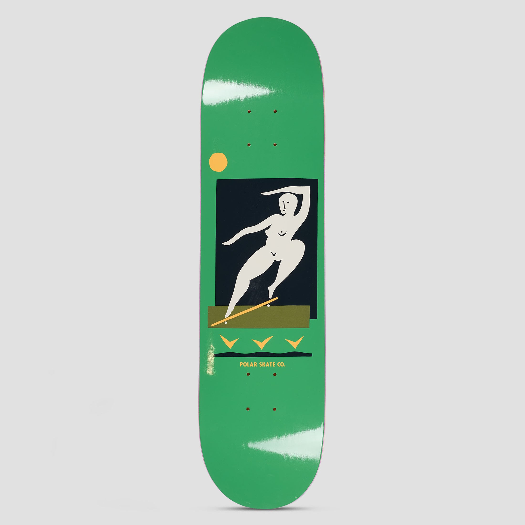 Polar 8.25 Team BS Smith Skateboard Deck Green