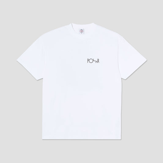 Polar Fill Logo Searching For Peace T-Shirt White