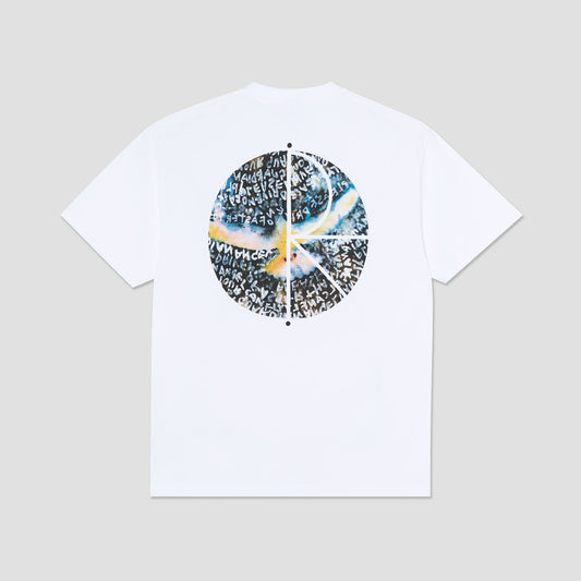 Polar Fill Logo Searching For Peace T-Shirt White