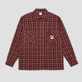 Load image into Gallery viewer, Polar Mike Longsleeve Shirt Flannel Oxblood Check
