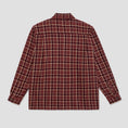 Load image into Gallery viewer, Polar Mike Longsleeve Shirt Flannel Oxblood Check
