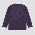 Load image into Gallery viewer, Polar Steve Longsleeve Stroke Logo T-Shirt Dark Violet
