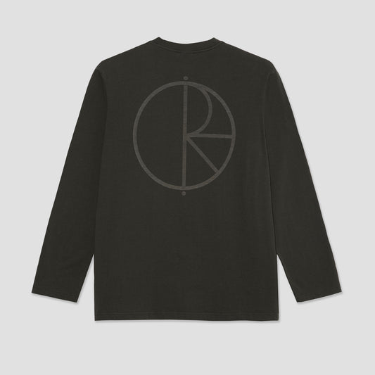 Polar Steve Longsleeve Stroke Logo T-Shirt Dirty Black