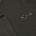 Load image into Gallery viewer, Polar Steve Longsleeve Stroke Logo T-Shirt Dirty Black
