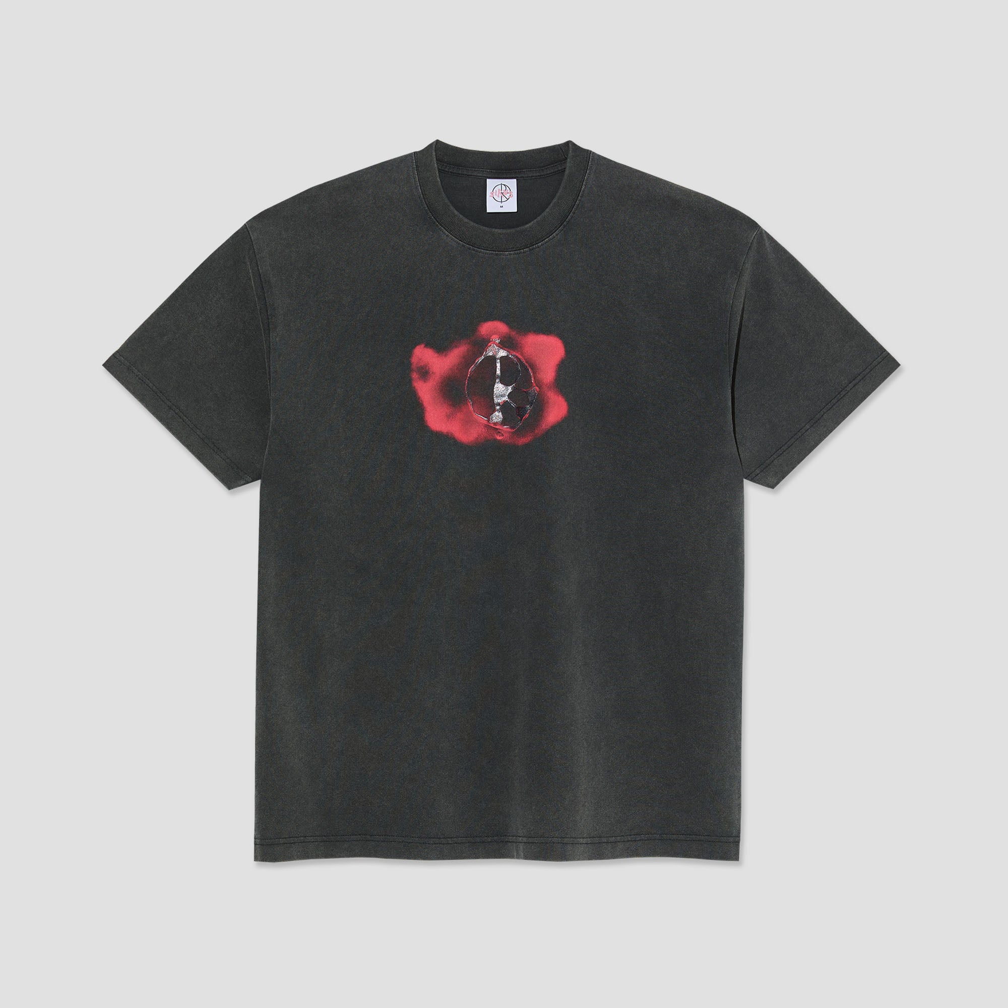 Polar Metal Logo T-Shirt Silver Black