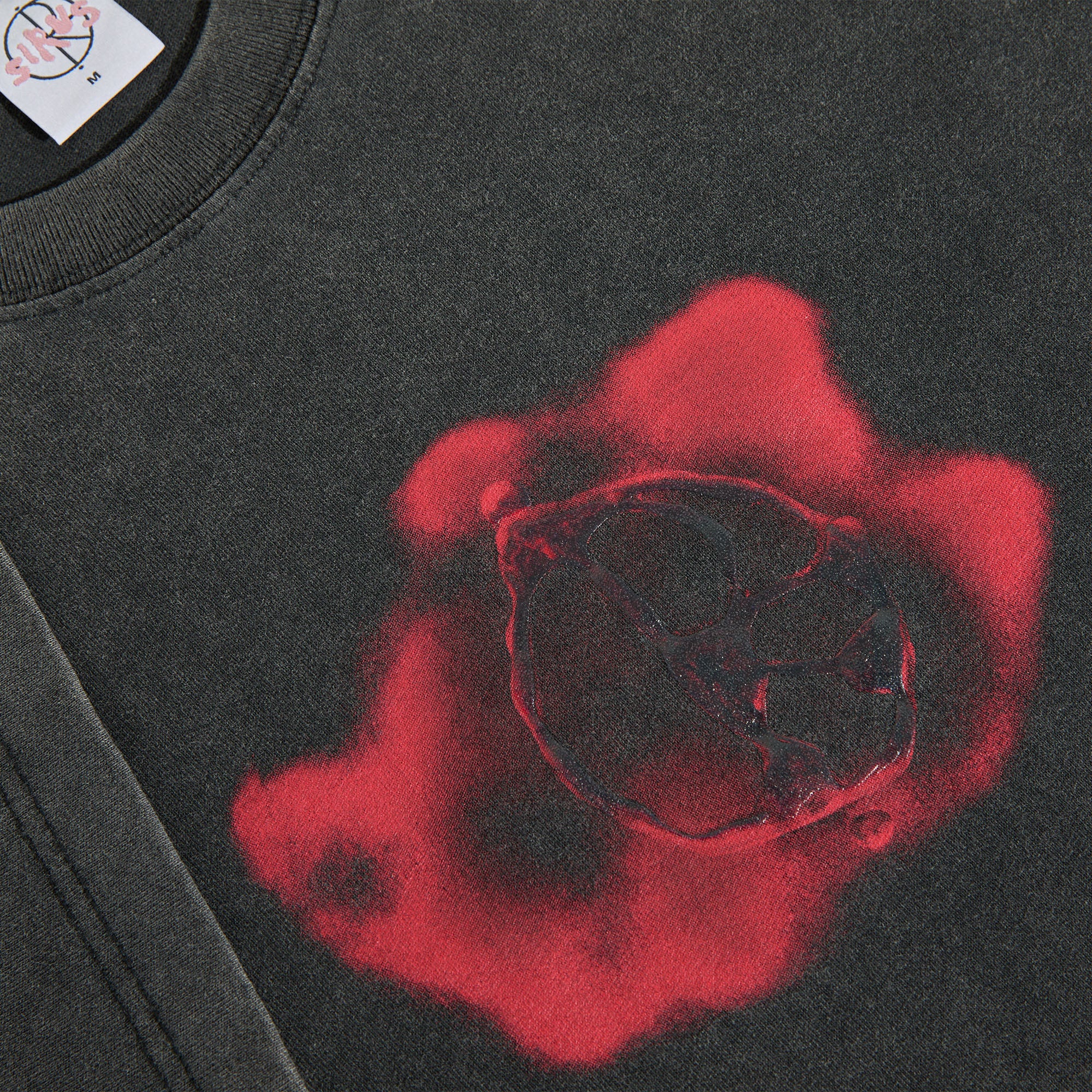 Polar Metal Logo T-Shirt Silver Black