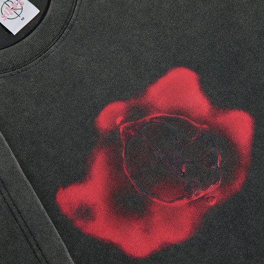 Polar Metal Logo T-Shirt Silver Black