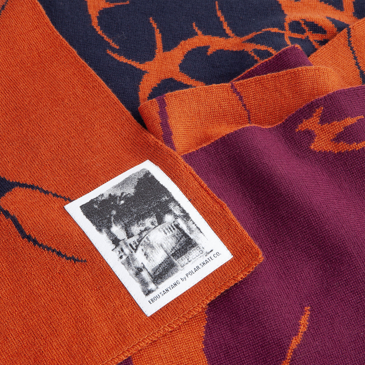 Polar Salim Tribal Scarf Burnt Orange