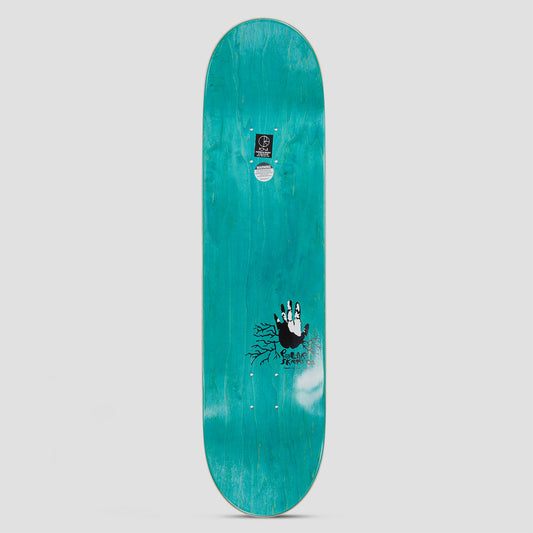 Polar 8.125 Short Aaron Herrington Hands Off White Skateboard Deck
