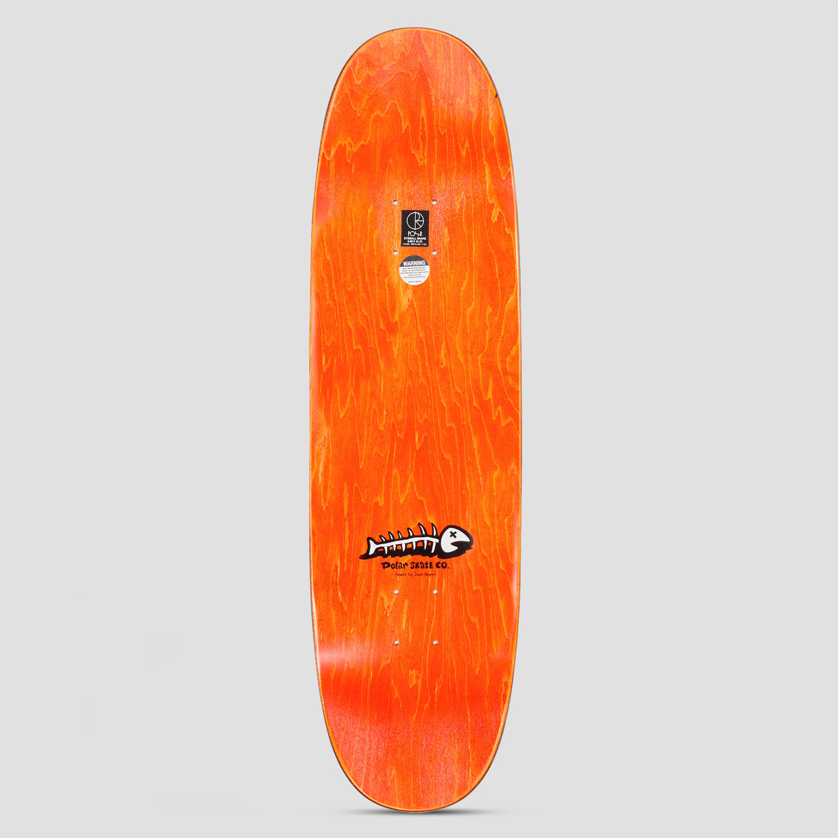 Polar Eyeball Shape Emile Laurent Trash Can Skateboard Deck