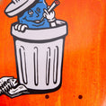 Load image into Gallery viewer, Polar Eyeball Shape Emile Laurent Trash Can Skateboard Deck
