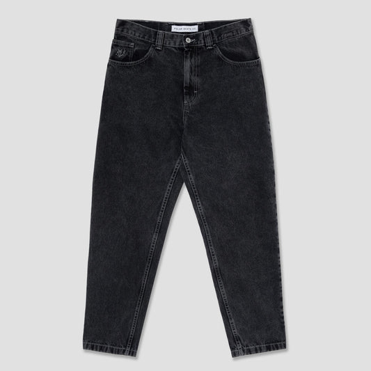 Polar 92 Denim Pants Silver Black