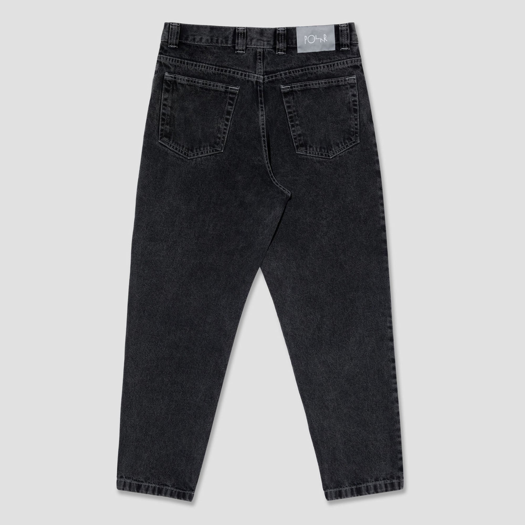 Polar 92 Denim Pants Silver Black