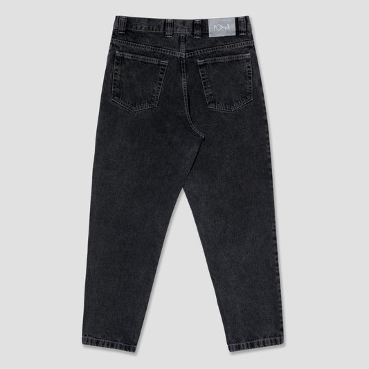 Polar 92 Denim Pants Silver Black