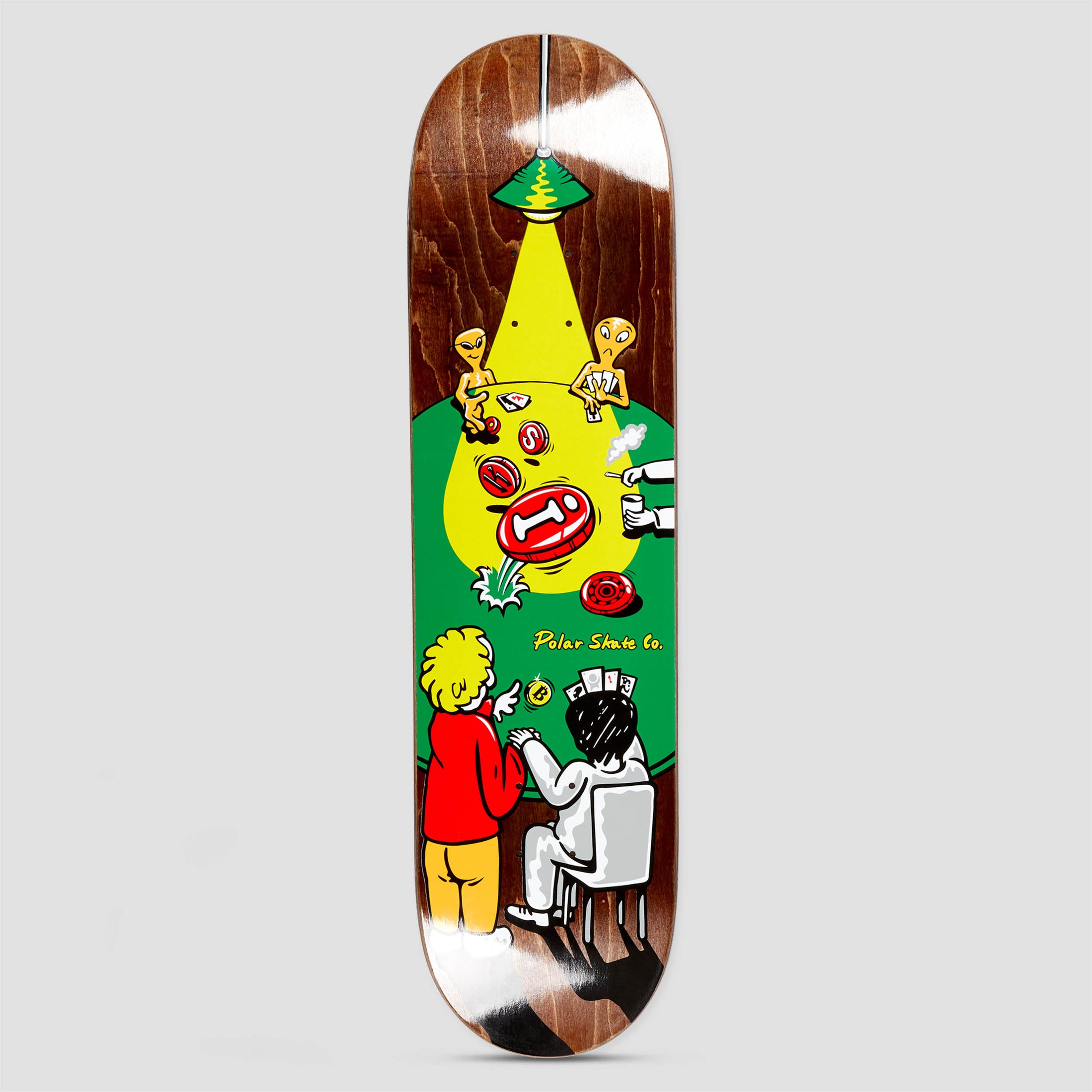 Polar 8.5 Oskar Rozenberg Poker Face Skateboard Deck