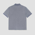 Load image into Gallery viewer, Polar Pique Surf Polo Shirt Heather Blue

